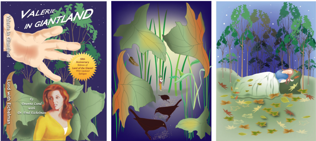 Illustrations for Valerie in Giantland and Mother Goose Suite